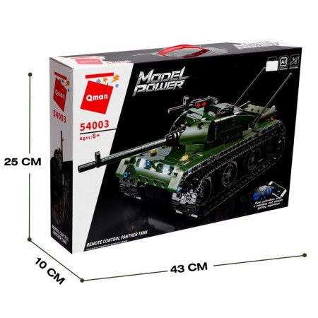 Radio -controlled designer "Battle Tank", 418 parts-3