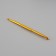 Knitting hook, bilateral, d = 6/7 mm, 13 cm, gold color