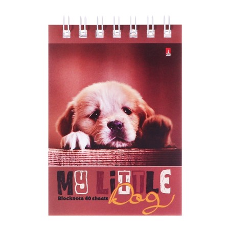 Notepad A7, 40 sheets on the crest of "Miracle Privniki", mix-4