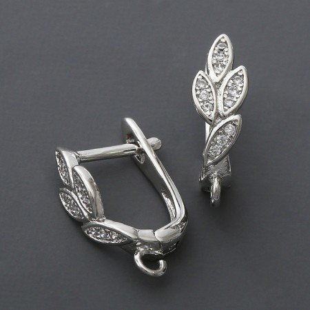 SHVESS READED OLEVAS, white color in silver