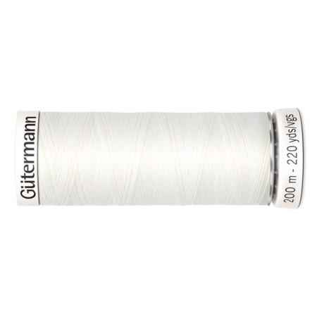 SEW-HALL thread for all materials, 200 m, 748277 (800 white)