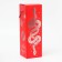New Year. New Year's gift box, under the champagne "snake on red" with rope. pen 11*11*35 cm.
