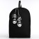 School Textile Backpack "Sneakers", 38x14x27 cm, black color
