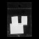 Backet for thumbs, silicone, 3 × 3 × 1.5 cm, steam, white color