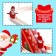 Developing toy "Santa Claus on the ladder", light and sound