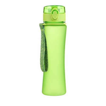 Water bottle, with a drinker, 600 ml, green-1