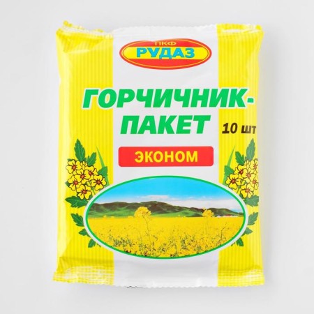 Горчичник-пакет Эконом 95×95 мм, 10 шт.