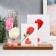 Photo frame in 2 photos 9x13, 13x18 cm with a backlight "Rosa in the flask" USB 9x25x20.5 cm