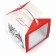 Confectionery box with a window, a chest, "heat and comfort", 20 x 20 x 20 cm, New Year