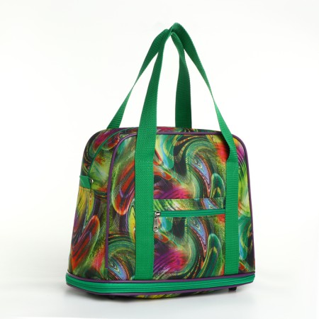 Lightning on lightning, with an increase, external pocket, green color/multi -colored