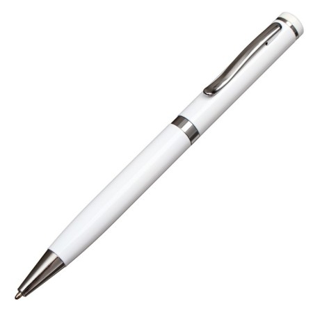 Restoring Hell Gift, Ball "Colombo" in the leatherette case, rotary, white body with silver-2