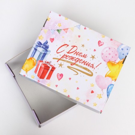 Folding box "Happy Birthday", 31.2 x 25.6 x 16.1 cm-1