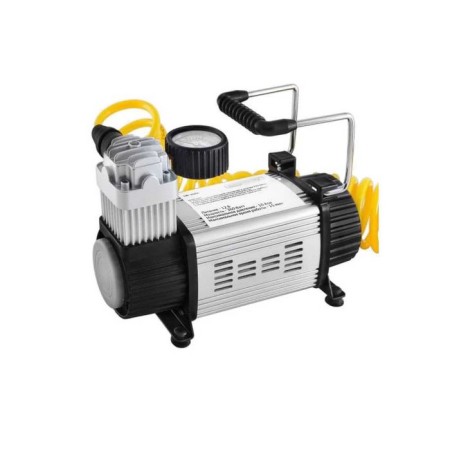 Car compressor, metal., 100 l/min with SkyWay crocodiles, in a bag of 10 atm. , S02001013