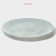 Black din of dinner shade "Marble White", d = 20 cm