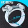 The clamp Zein English, diameter 40-43 mm, width 20 mm, galvanized