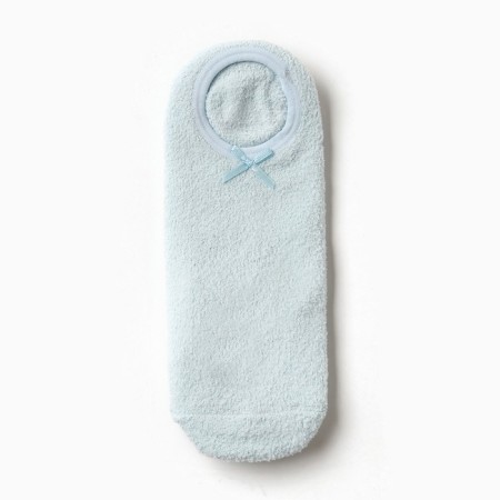 Women's socks shortened non-slip, blue color, size 36-39