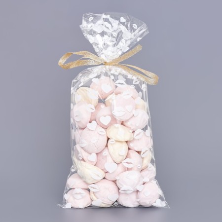 Package packing bopp, "kisses" 15*30 cm-1
