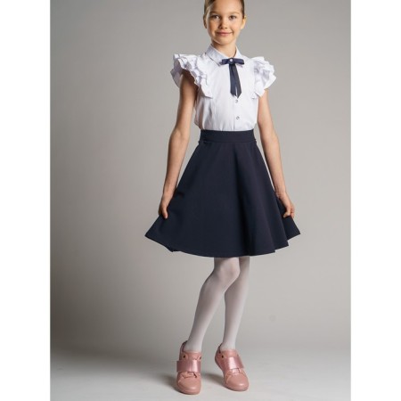 Blouse with a removable bow, height 146 cm-3