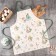 Apron Ethel "Easter hares" 60x70 cm, 100% HL, sarzha 190 g/m2