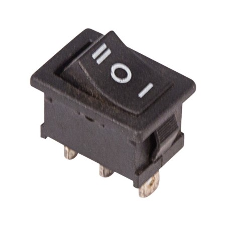Klavichny switch 250V 6A (3C) On-off-on black with Mini neutral (RWB-205, SC-768) Rexant 10