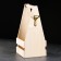 Box for beer 15.5x15.5x33 cm for 4 bottles, natural