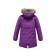 Winter park for a girl, height 146 cm, purple color