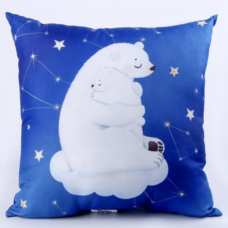 New Year's pillow Square "Bear and Baby", for the New Year-2