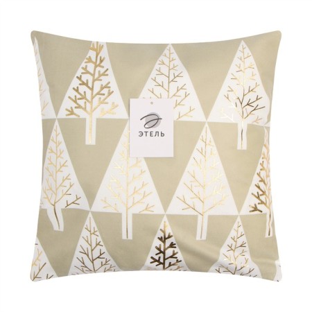 Case on the pillow Ethel "Christmas trees" 40x40 cm, 100% p/e, velor-6