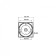 Sweeter handle WC-BOLT BK6/SQ-21SN/CP-3, Matte nickel color, chrome