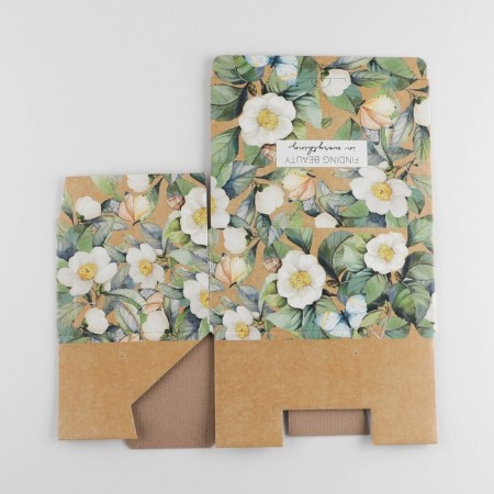 Box - Penal, Gift packaging, Flowers, 22 x 15 x 10 cm-9