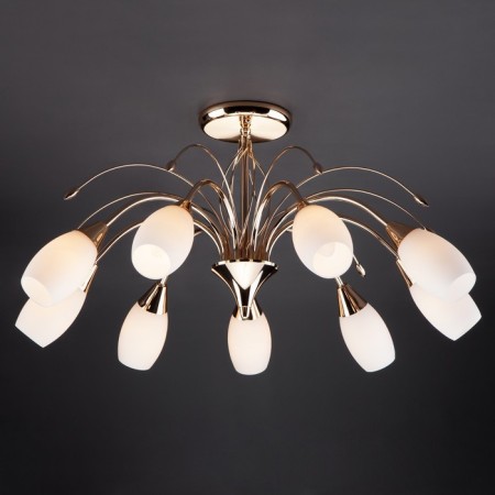 Ceiling chandelier with Ginevra, 40W, E14, 70x70x37 cm-2