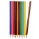 Jumbo 10 pencils 10 colors, Faber-Castell, three-sided, with a sharpener, cardboard box