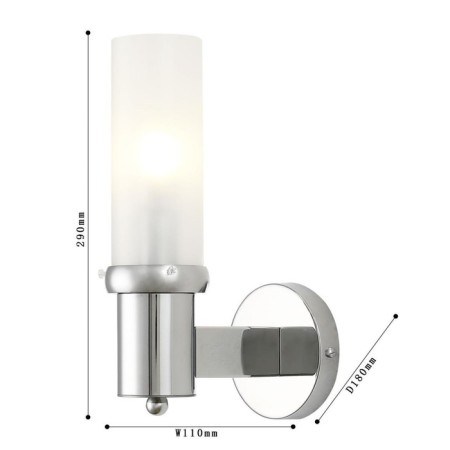 Arsenal wall lamp 110 mm, E14LED 5W-2