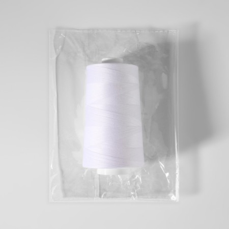 Threads 120, "Nevka", 5000 m, white color No. 001-3