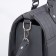 Women's bag El Masta with a zipper, external pocket, long belt, graphite color