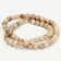Beads made of natural stone "Sand Agat" set 58 pcs., Size 1 pc. - 6 mm