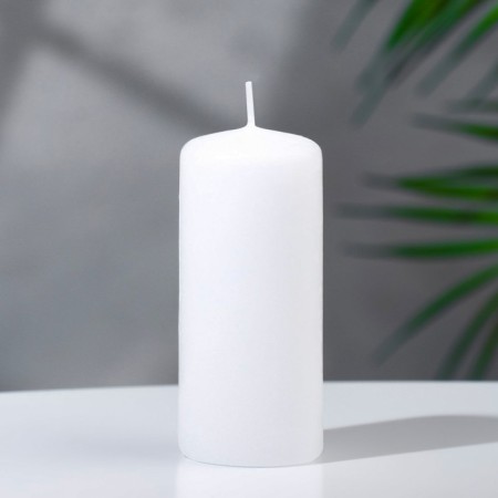 Candle - cylinder, 4x9 cm, 11 hours, 90 g, white