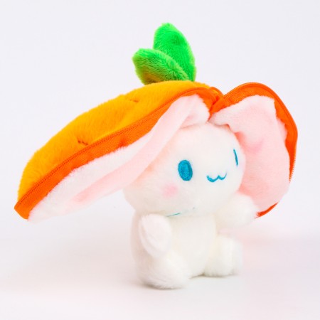 Soft toy "Bunny-carrot" on a key fob, 11 cm-5