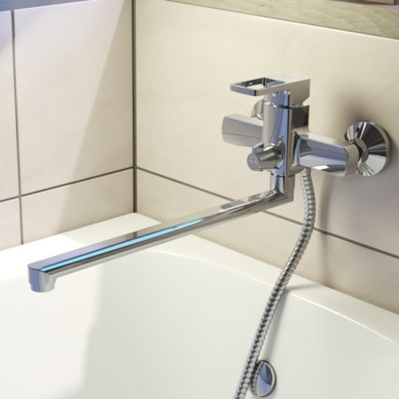 IDDIS BILD BILSB00I10WA bath mixer, long spout, chrome-8