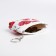 Women's wallet with lightning, white/red color