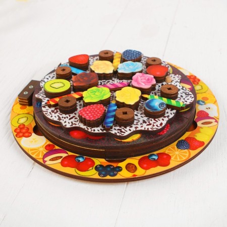 Developing game "Cake" 54 elements, 5 layers-1