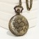 Pocket clock "Compass", quartz, d dial - 3.5 cm, chain - 80 cm