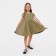 Dress elegant children's KAFTAN, p. 30 (98-104 cm), golden