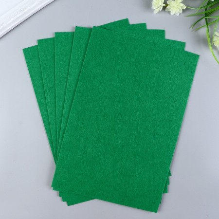 Hard felt 1 mm 20x30 cm green mix-1
