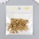 Set of decorative cloves "Gloss" set of 100 pcs gold 0.9x0.9 cm