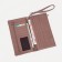 Women's wallet on magnets, pink color