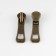 Automatic lock for metal zippers, No. 5, 10 pcs, Antik color