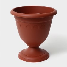 Street Kashpo on the leg is high “Koiljan”, 8.1 l, the color of the terracotta