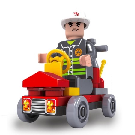 Firefighter Design "Fire Bike", 26 parts, in a package-1
