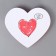 Gift box, packaging, "with love", 16 x 14 x 6 cm